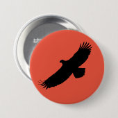 American Eagle Button Red - Benutzerdefinierte Far (Vorne & Hinten)