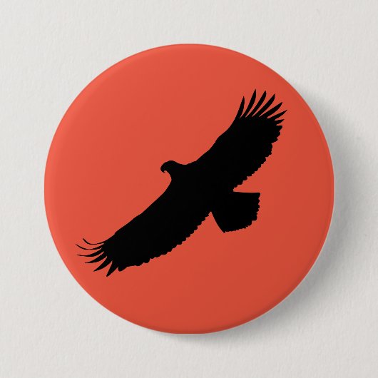 American Eagle Button Red - Benutzerdefinierte Far (Vorderseite)
