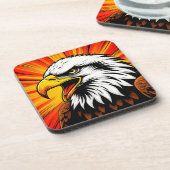 American Eagle Canvas – Freedom Gift Getränkeuntersetzer (Linke Seite)