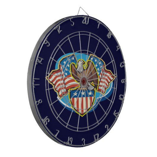 American Eagle Dart Board Dartscheibe (Vorderseite Links)