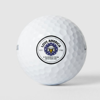 American Eagle E Pluribus Unum - Liebe Amerika Golfball