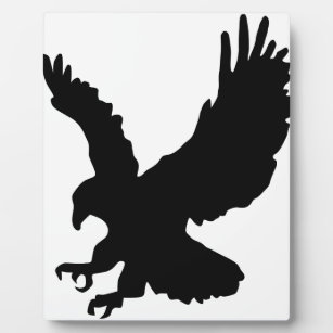 American Eagle Emblem Silhouette Fotoplatte