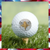 American Eagle Face Golf Ball