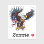 American Eagle Flag Aufkleber (Blatt)