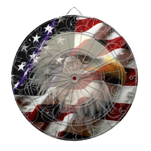 American Eagle Flag Dart Board Dartscheibe
