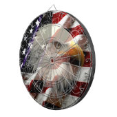 American Eagle Flag Dart Board Dartscheibe (Vorderseite rechts)