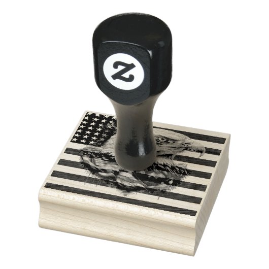 American Eagle Flag | Gummistempel (Stempel)