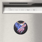 American Eagle Flag Magnet (In Situ (Geschirrspüler))