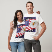 American Eagle & Flag Patriotic T-Shirt (Unisex)