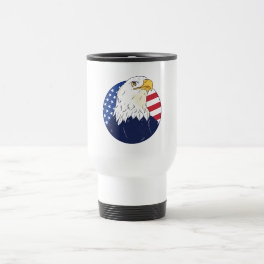 American Eagle Flag Reisebecher (Mittel)