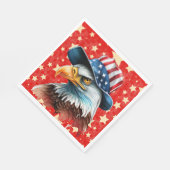 American Eagle Flag Serviette (Ecke)