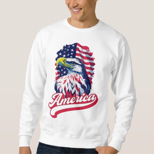 American Eagle Flag Sweatshirt (Vorderseite)