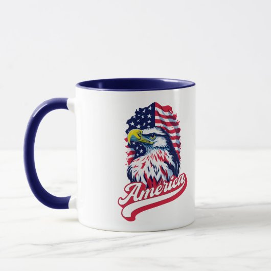 American Eagle Flag Tasse (Links)