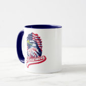 American Eagle Flag Tasse (Vorderseite Links)