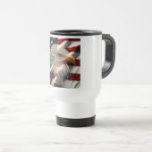 American Eagle Flag Travel Mug Reisebecher (VorderseiteRechts)