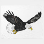 American Eagle Fleece Blanket (Vorderseite (Horizontal))