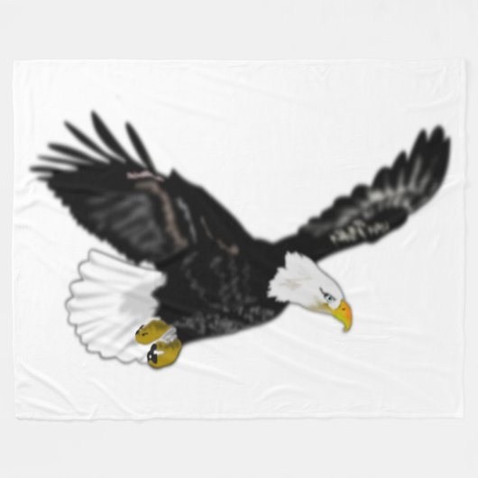 American Eagle Fleece Blanket (Vorderseite (Horizontal))