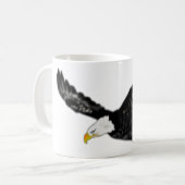 American Eagle Flying Coffee Mugs Kaffeetasse (Vorderseite Links)