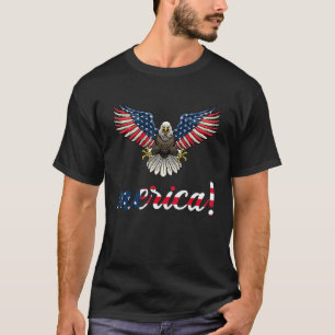 American Eagle for Men 4. Juli USA Flaggen Boys T-Shirt
