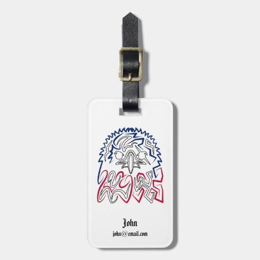 American Eagle Gepäckanhänger (Vorderseite vertikal)