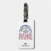American Eagle Gepäckanhänger (Rückseite vertikal)