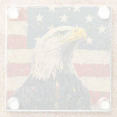 American Eagle Glasuntersetzer (Rückseite)