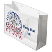 American Eagle Große Geschenktüte (Vorderseite Schrägansicht)