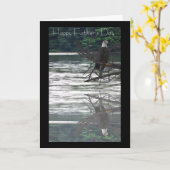 American Eagle Grußkarte Karte (Gelbe Blume)