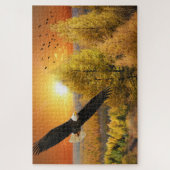 American Eagle Herbstfarben Jigsaw Puzzle (Vertikal)