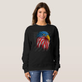 American Eagle Holiday American Flag Sweatshirt (Vorne ganz)