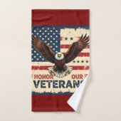 American Eagle Honor Our Veterans Bath Towel Set (Handtuch)