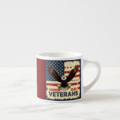 American Eagle Honor Our Veterans Specialty Mug Espressotasse (Rechts)