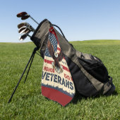  American Eagle Honor Our Vetrans Bath Towel Golfhandtuch (Gras)