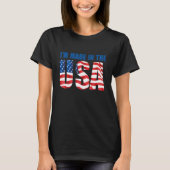 American Eagle Ich bin Made in the USA Flag 4. T-Shirt (Vorderseite)