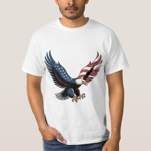 American Eagle in Flight T-Shirt (Vorderseite)