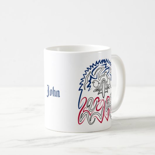 American Eagle Kaffeetasse (VorderseiteRechts)