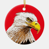 American Eagle Keramik Ornament (Vorne)