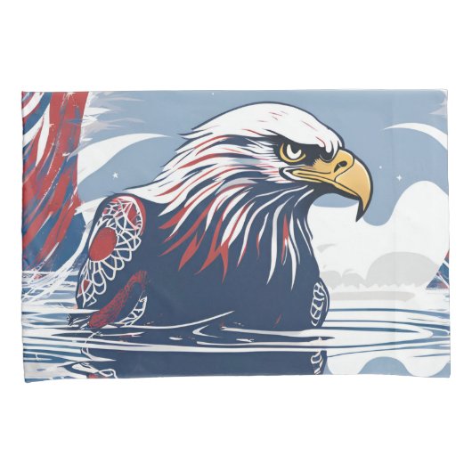 American Eagle Kissenbezug (Vorderseite-Rechts)