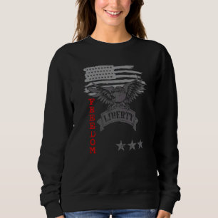 American Eagle Liberty Freedom Patriot Justice for Sweatshirt