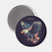 American Eagle Magnet (Vorderseite/Rückseite)