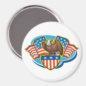 American Eagle Magnet (Vorderseite/Rückseite)