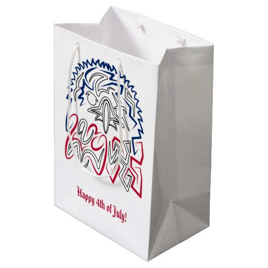 American Eagle Mittlere Geschenktüte (Rückseite Schrägansicht)