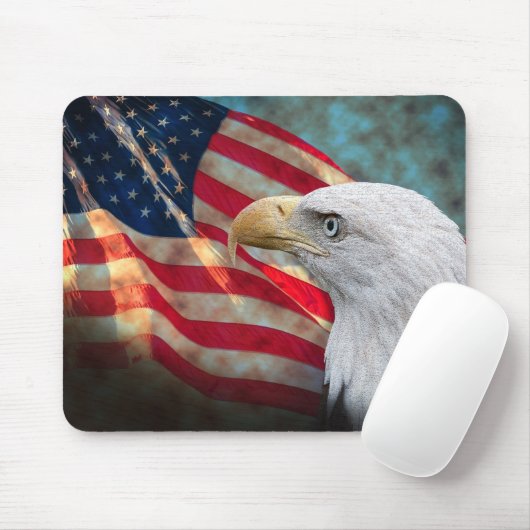 American Eagle Mouse Pad Mousepad (Mit Mouse)