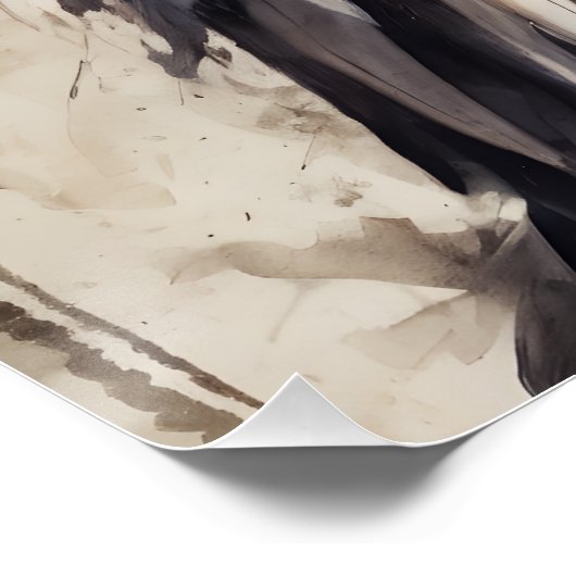 American Eagle no 5 Glossy Poster (Ecke)