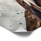 American Eagle no 8 Glossy Poster (Ecke)