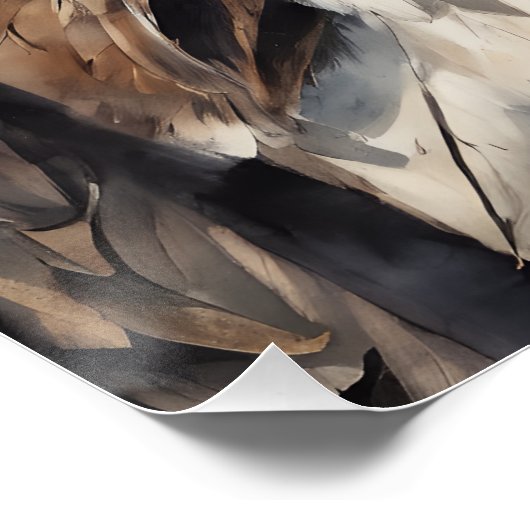 American Eagle no 9 Glossy Poster (Ecke)