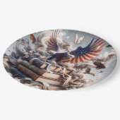 American Eagle Pappteller (Schrägansicht)