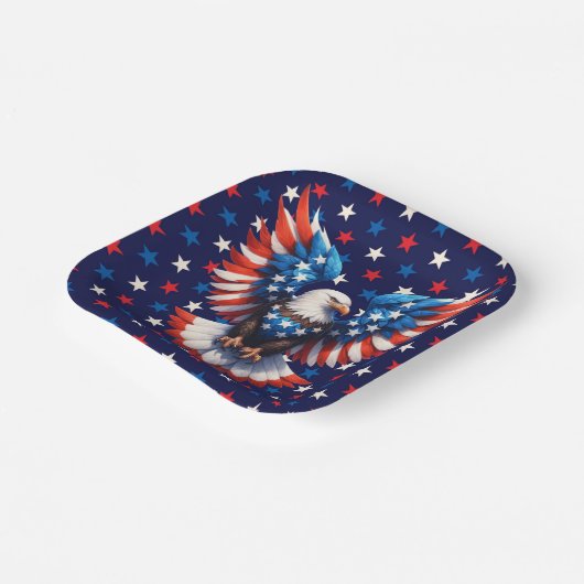 American Eagle  Pappteller (Gewinkelt)