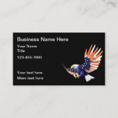 American Eagle Patriotic Business Cards Visitenkarte (Vorderseite)