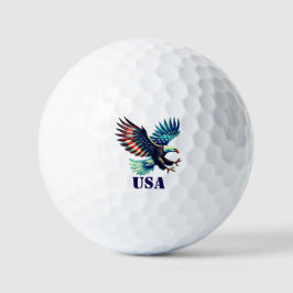 American Eagle Patriotic USA Golfball